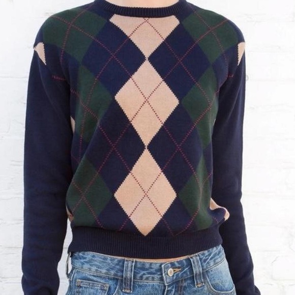 brandy melville plaid sweater - Picture 1 of 3